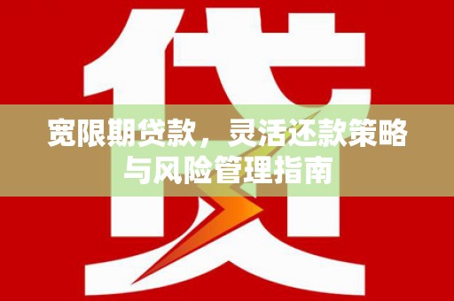 响水宽限期贷款，灵活还款策略与风险管理指南