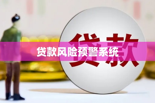 响水贷款风险预警系统