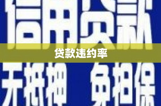 响水贷款违约率