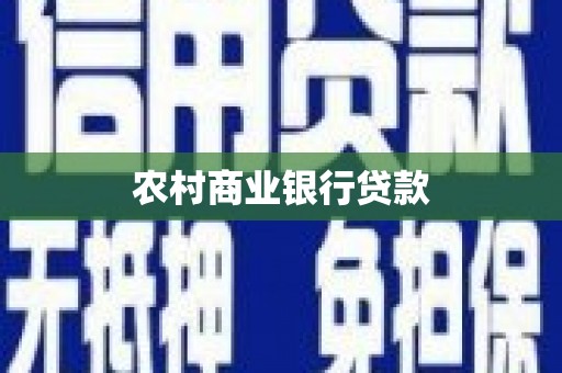 响水农村商业银行贷款