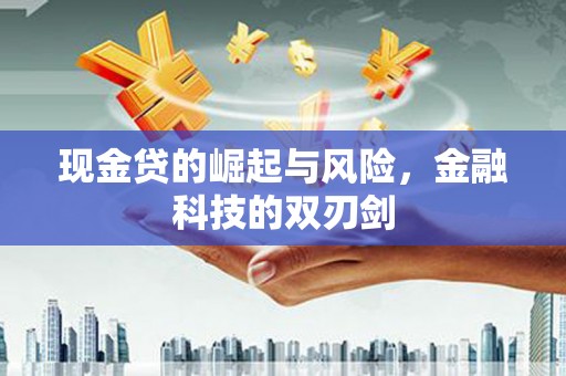 响水现金贷的崛起与风险，金融科技的双刃剑