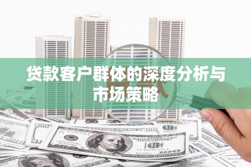 响水贷款客户群体的深度分析与市场策略