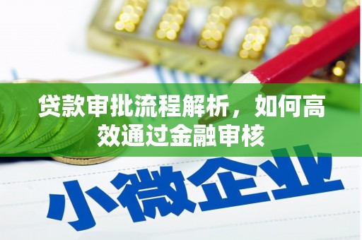 响水贷款审批流程解析，如何高效通过金融审核