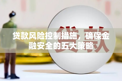 响水贷款风险控制措施，确保金融安全的五大策略