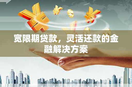 响水宽限期贷款，灵活还款的金融解决方案