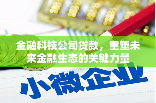 响水金融科技公司贷款，重塑未来金融生态的关键力量
