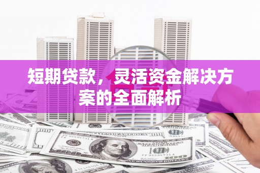 响水短期贷款，灵活资金解决方案的全面解析
