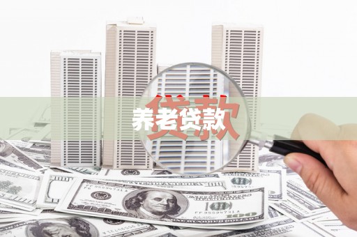 响水养老贷款