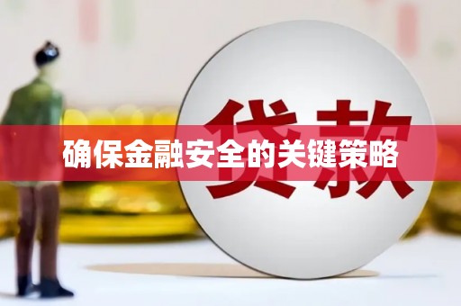 响水确保金融安全的关键策略