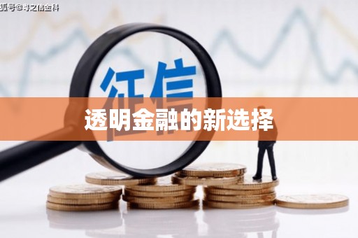 响水透明金融的新选择