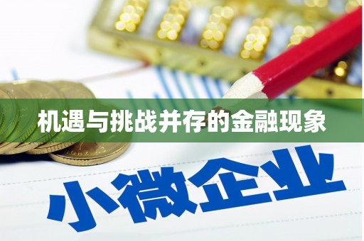 响水机遇与挑战并存的金融现象